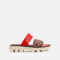 SANDALES EN CUIR Rouge 070