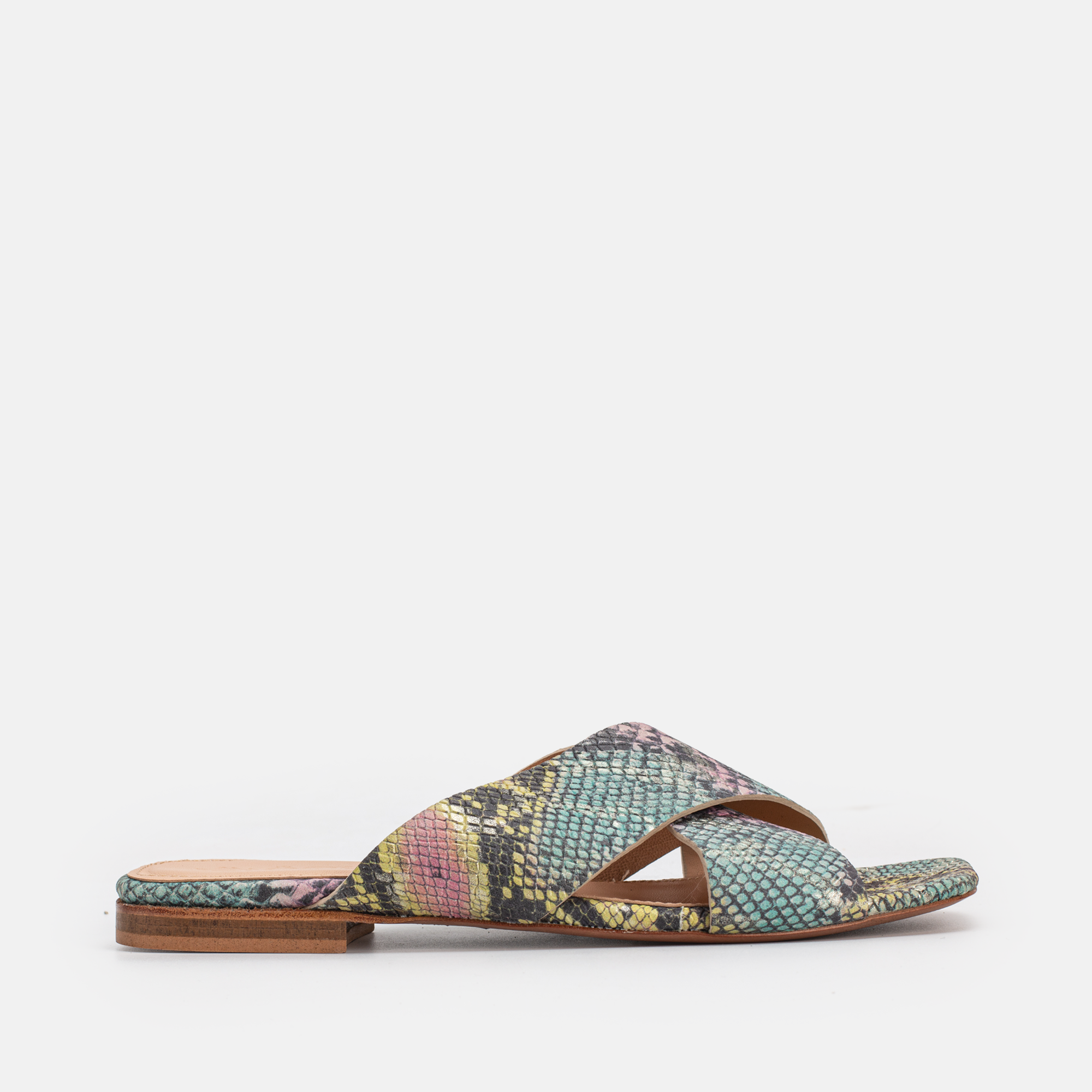 973 Sandales en Cuir Sérpent