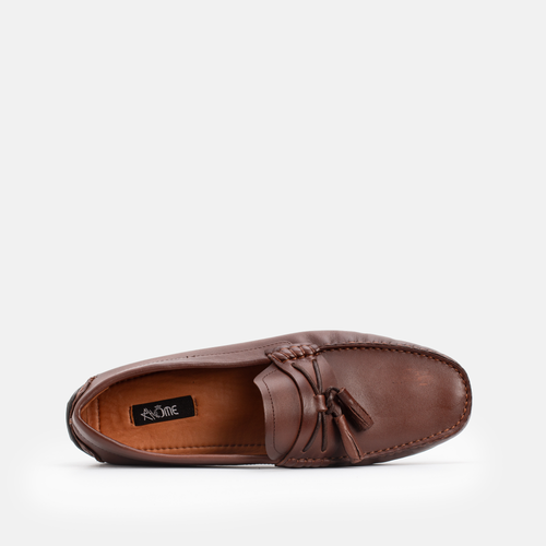 151 Mocassin en cuir Marron