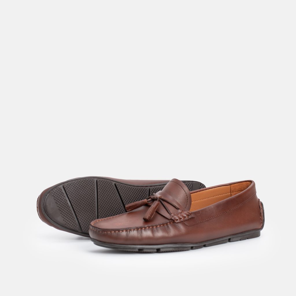 151 Mocassin en cuir Marron