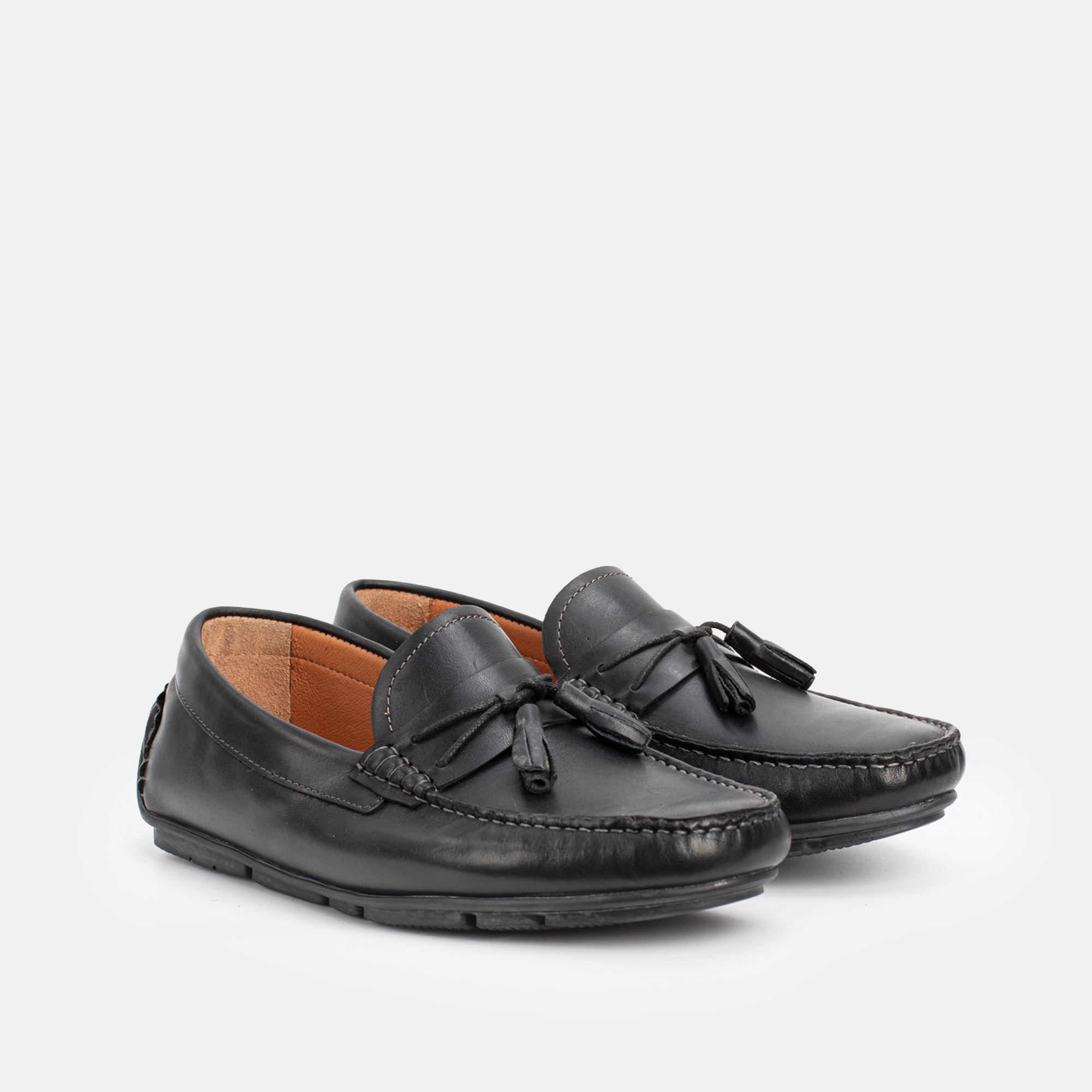 151 Mocassin en cuir Noir
