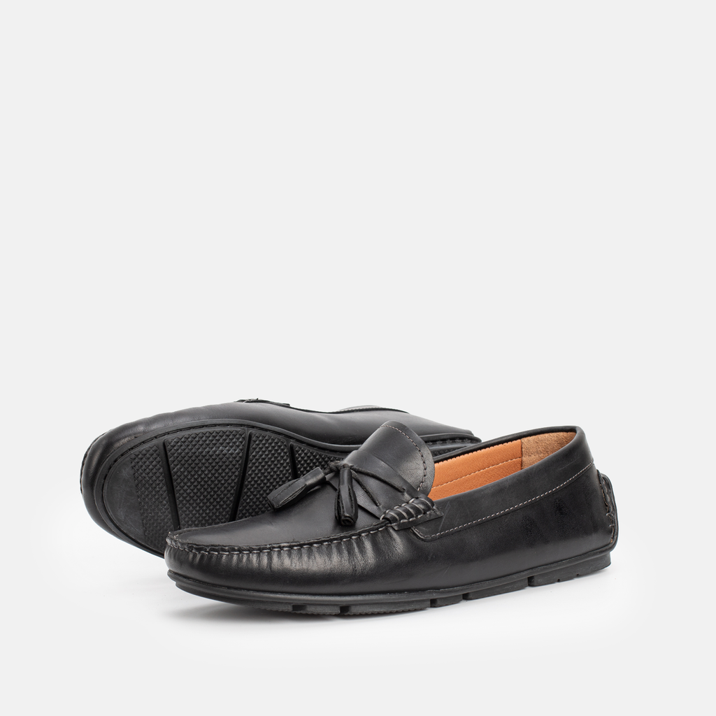 151 Mocassin en cuir Noir