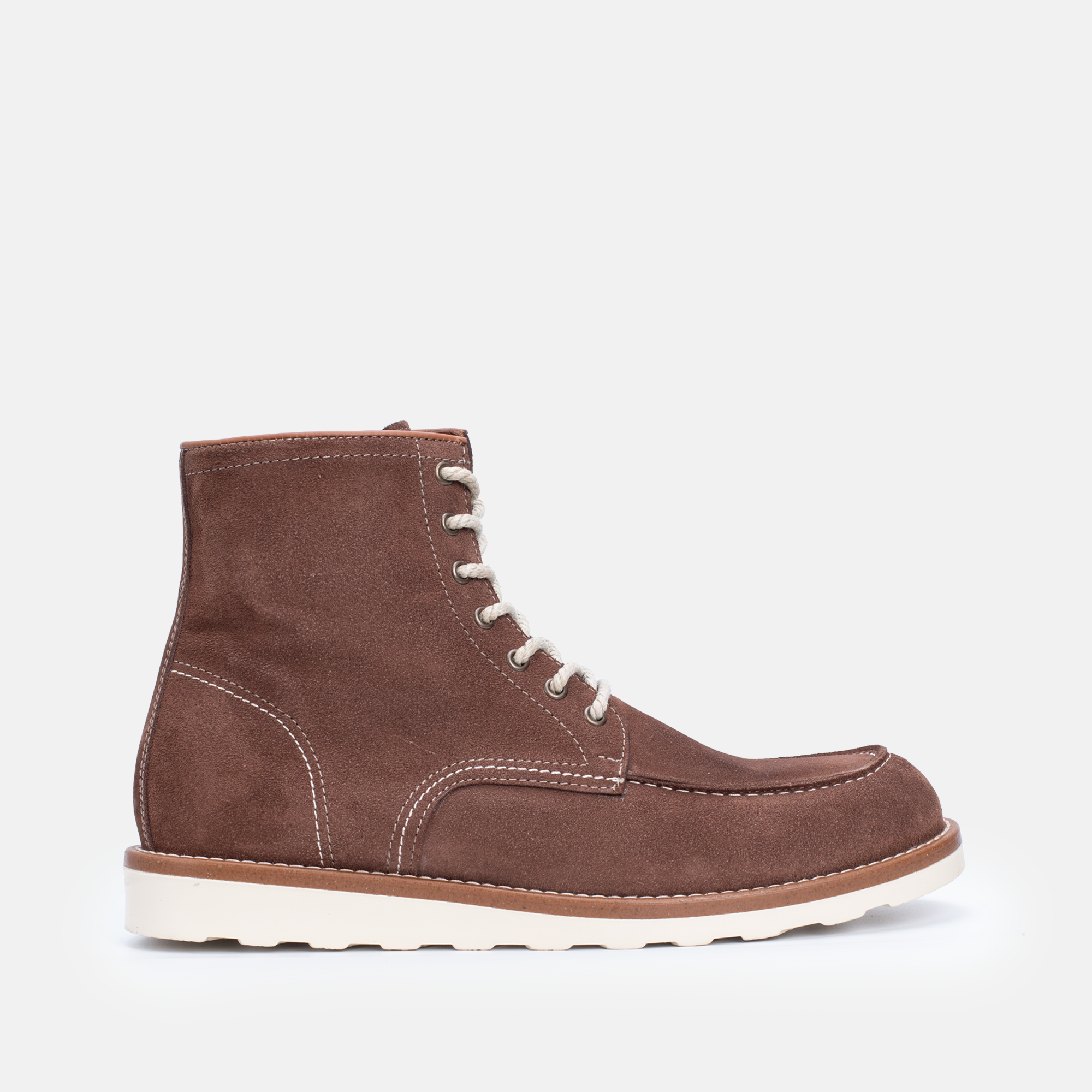 Classic Moc Toe en Daim Taupe