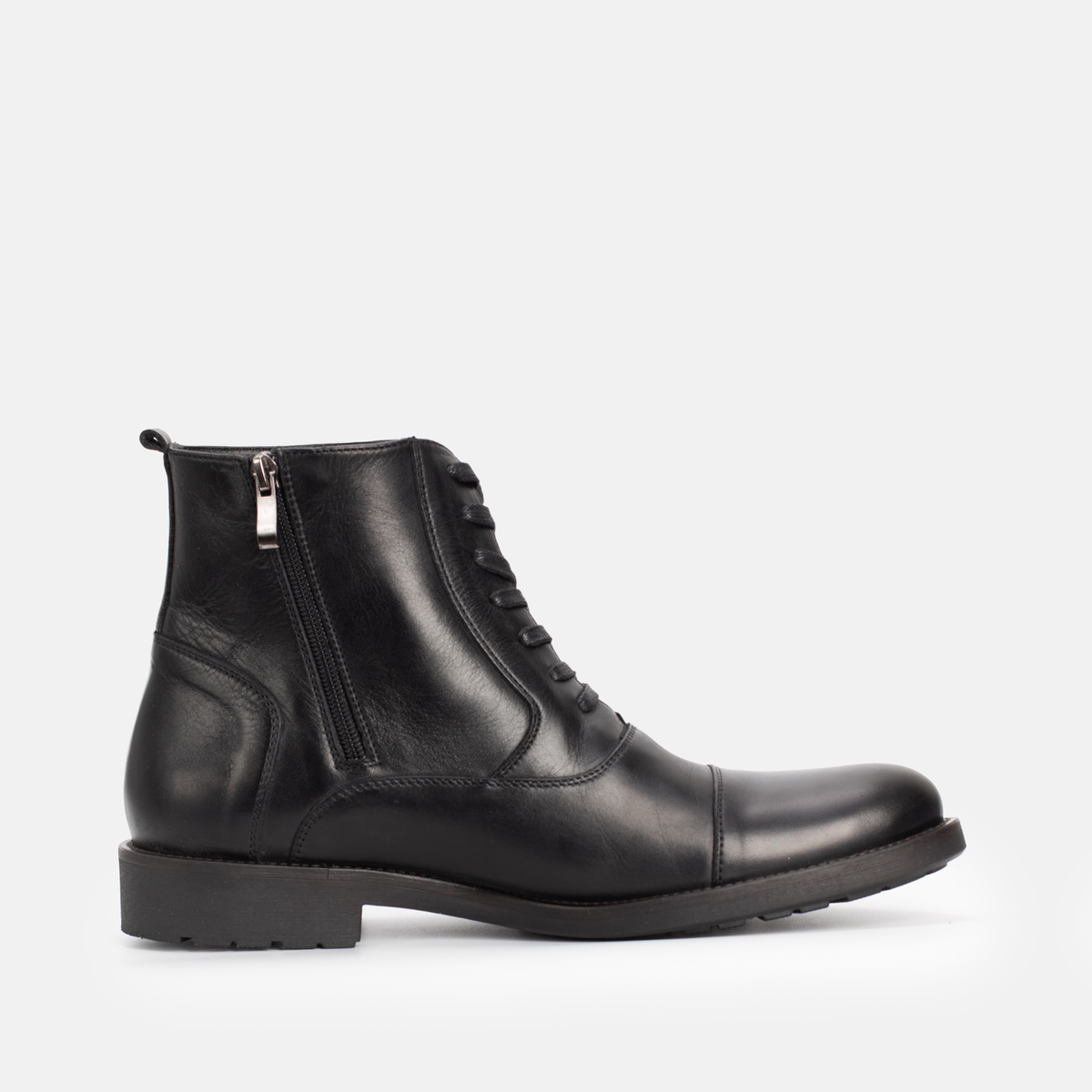 Bottine en cuir Noir 22217