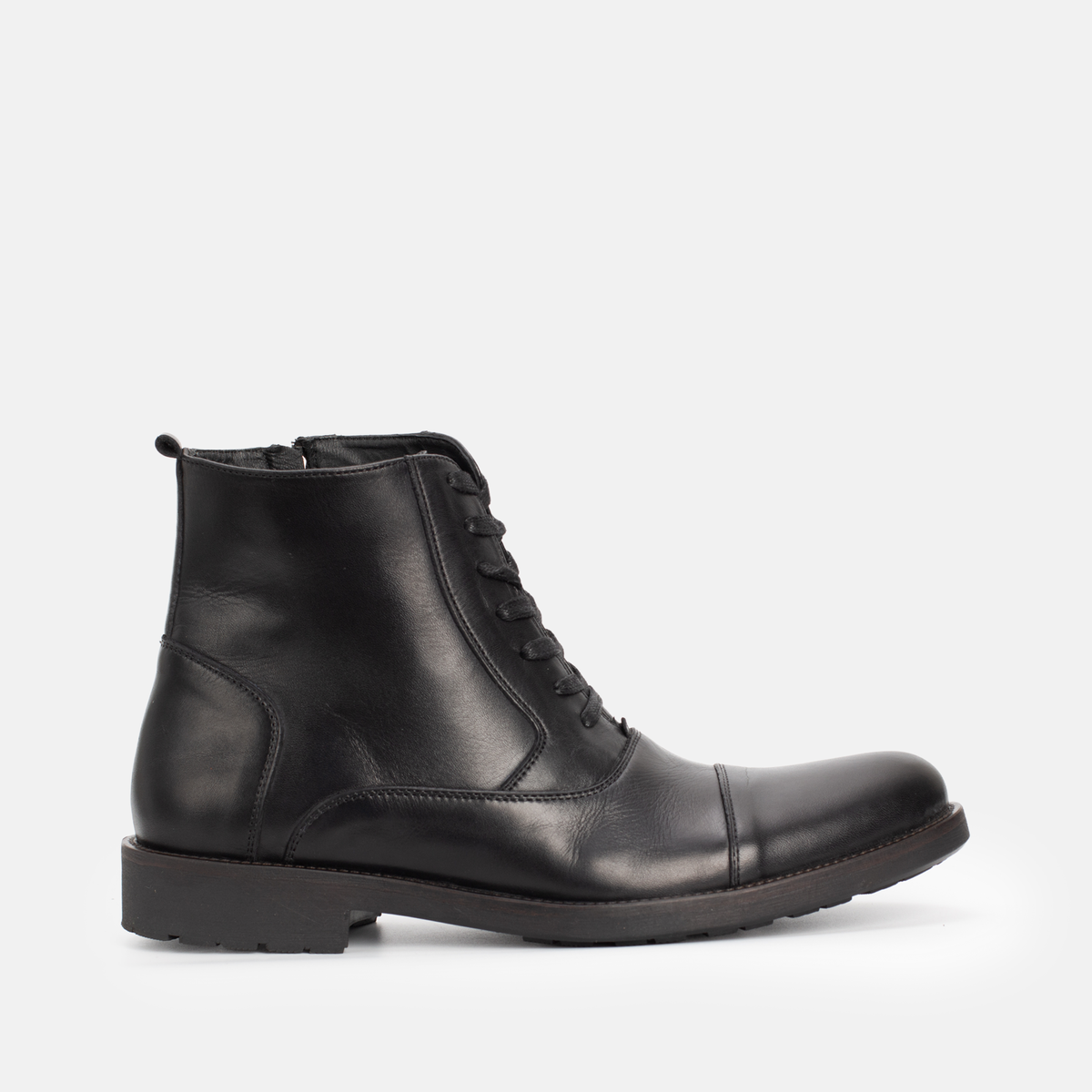 Bottine en cuir Noir 22217