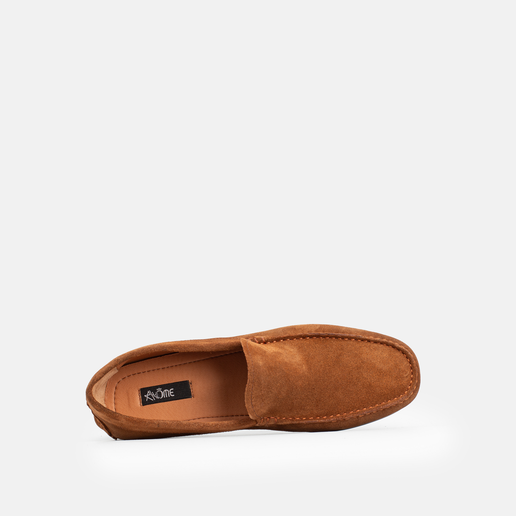 Mocassin en daim Marron 046