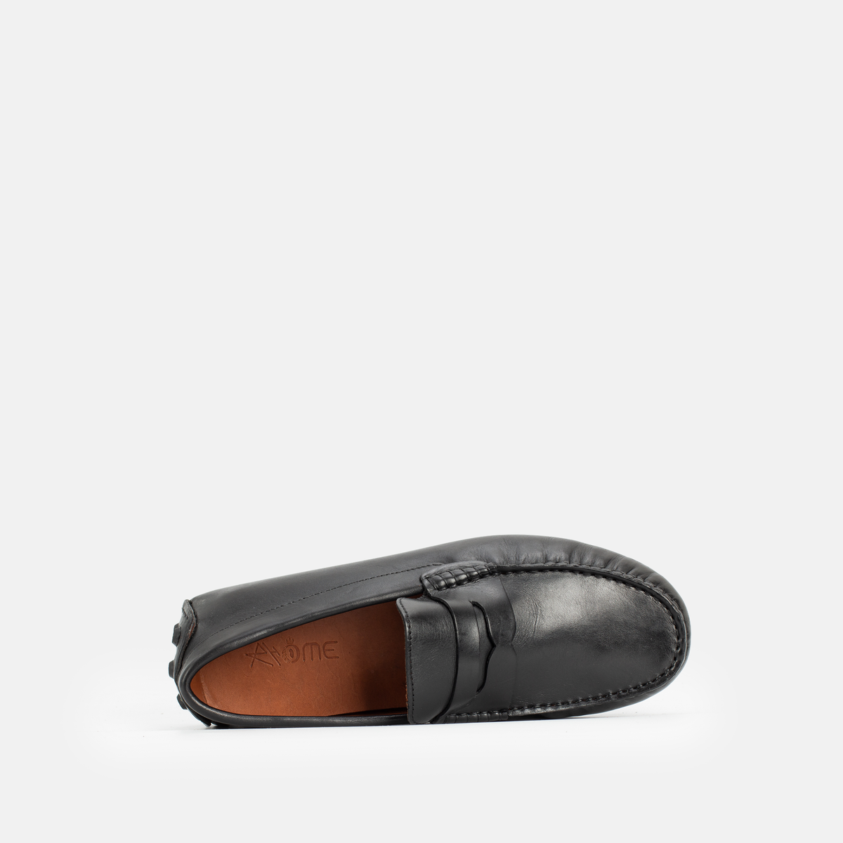 Mocassin Gommino en cuir NOIR