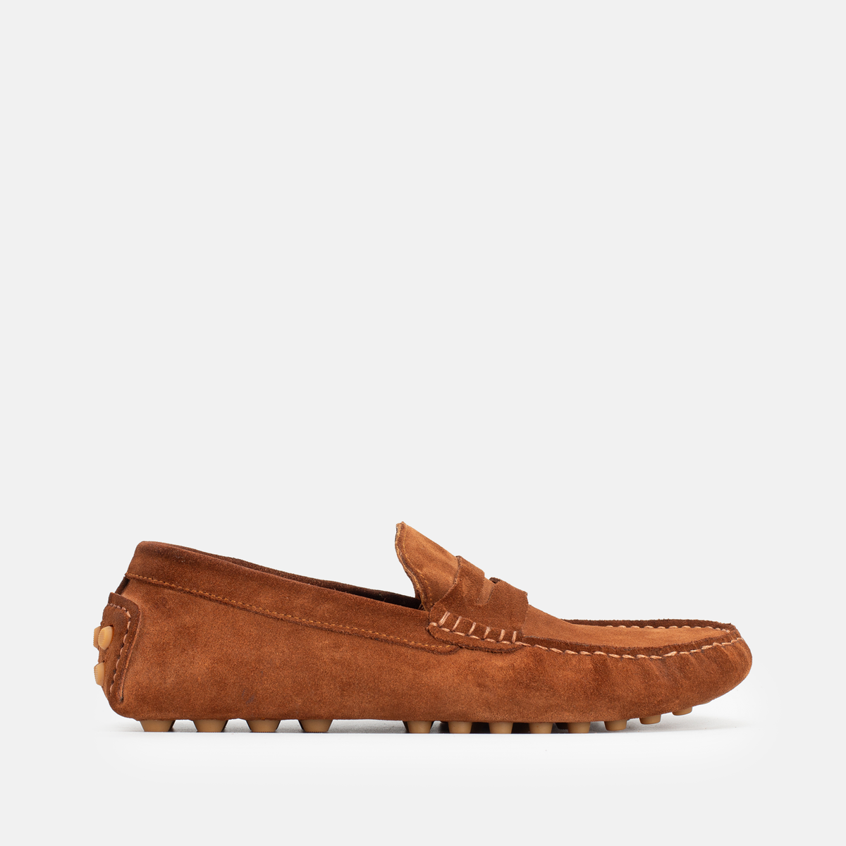 Mocassin Gommino en daim TABAC