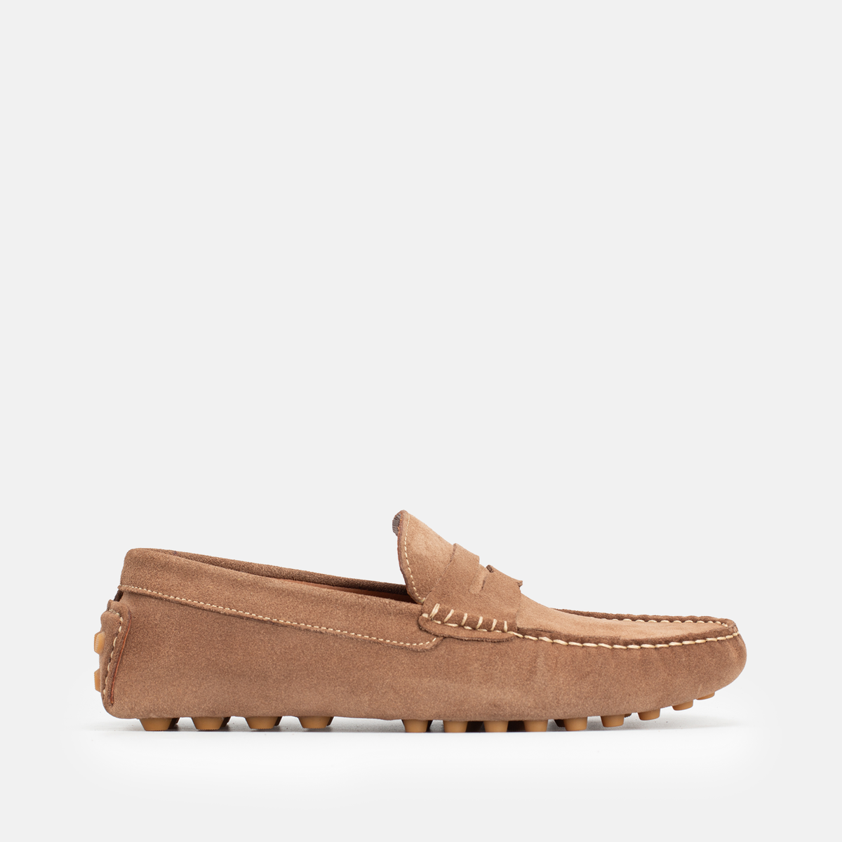 Mocassin Gommino en daim BEIGE