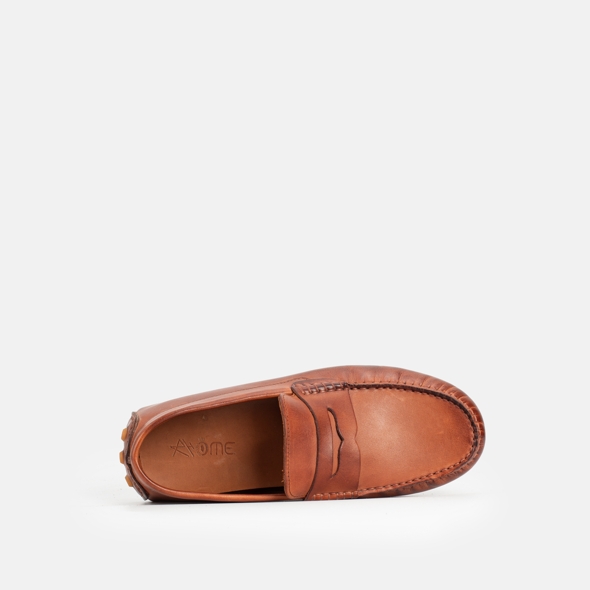 Mocassin Gommino en cuir TABAC