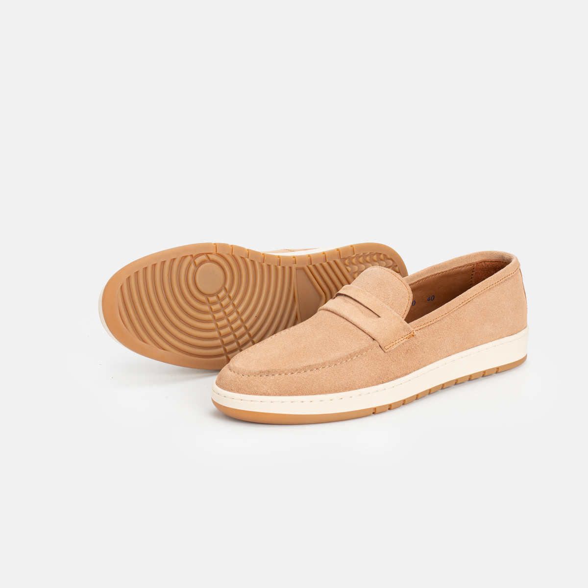 Chaussure en Daim Beige - 1101