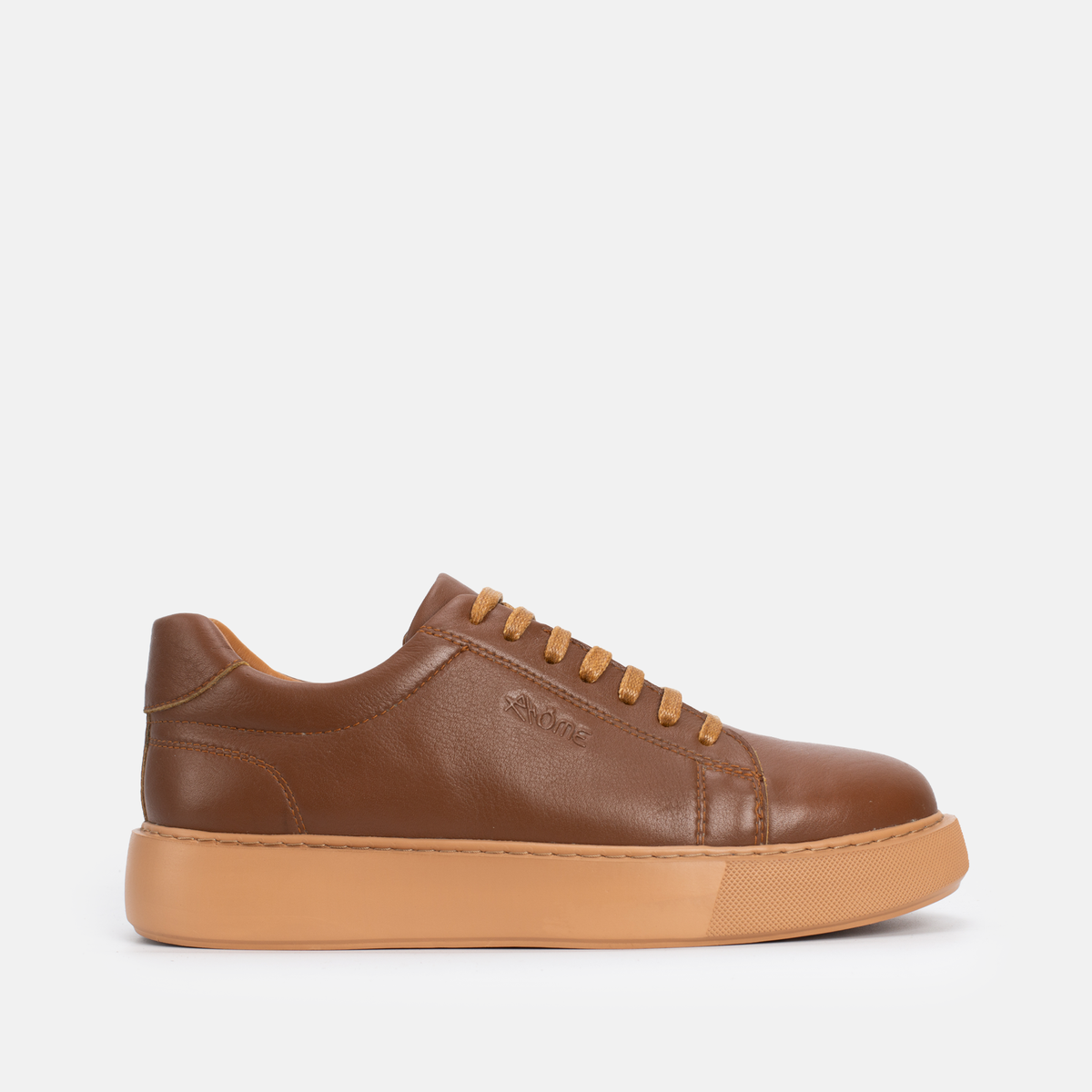 BASKET CUIR MARRON 800
