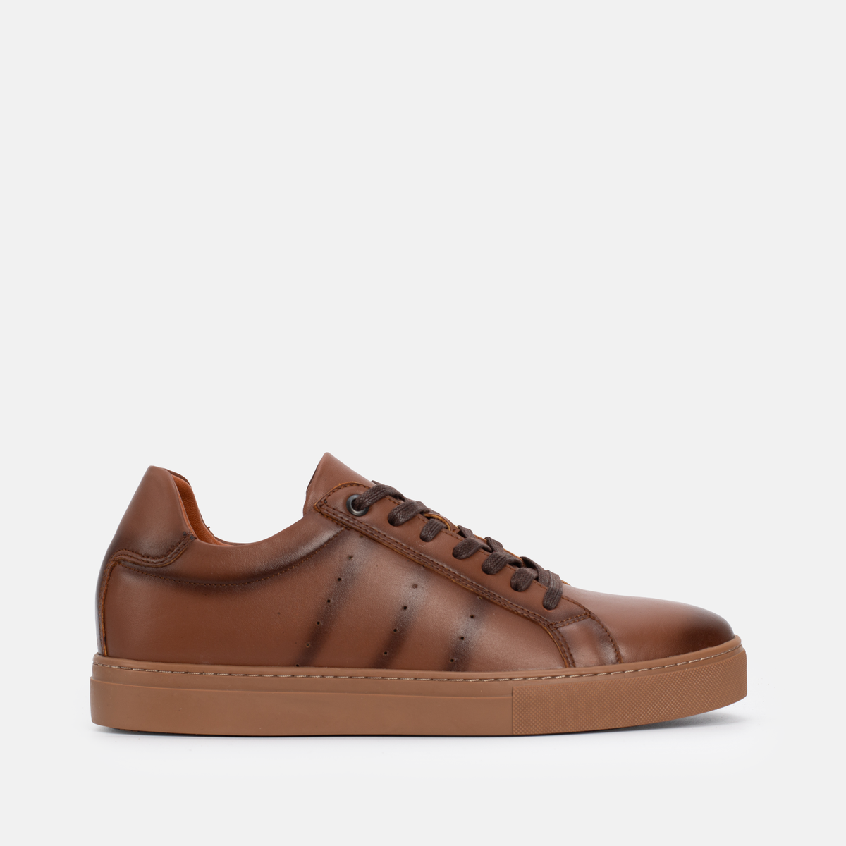 BASKET EN CUIR Tabac 528