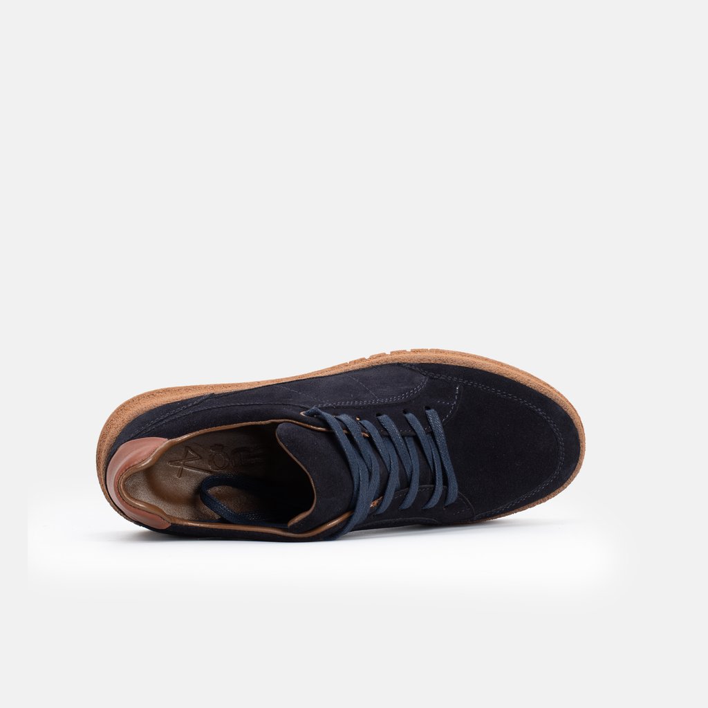 Chaussures sport en Daim Bleu 776