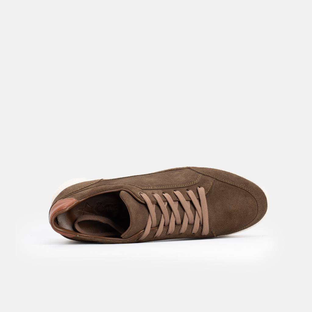 Chaussures sport en Daim KAKI 776