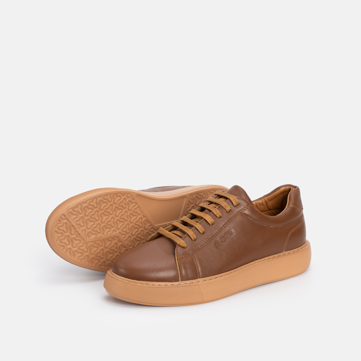 BASKET CUIR MARRON 800