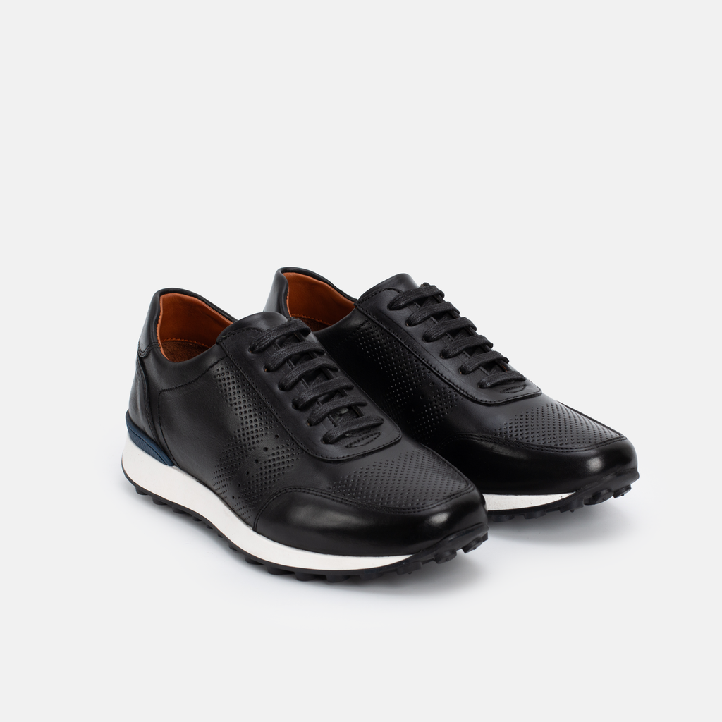 jacky Sneakers / Basket en cuir noir