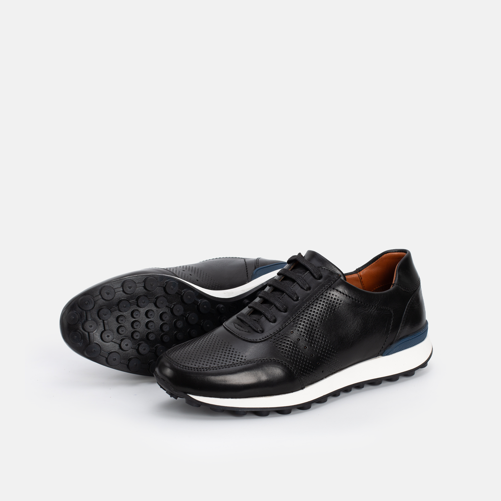 jacky Sneakers / Basket en cuir noir