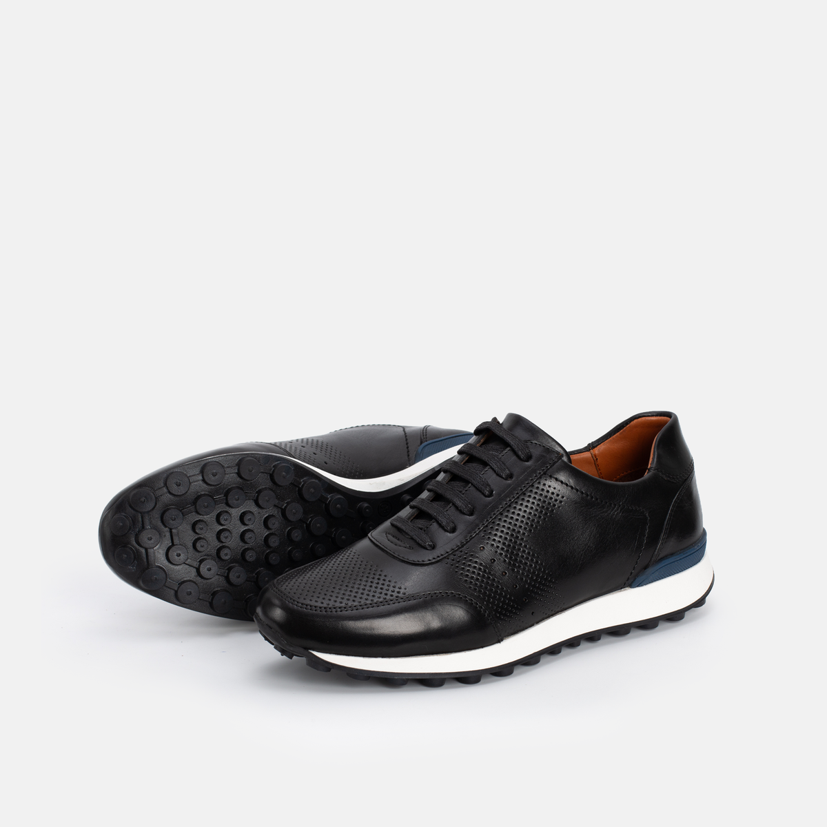 jacky Sneakers / Basket en cuir noir