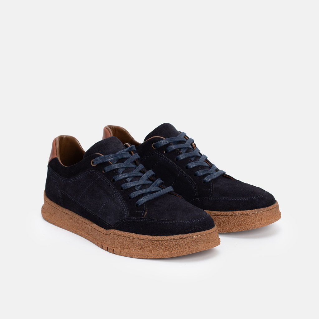 Chaussures sport en Daim Bleu 776