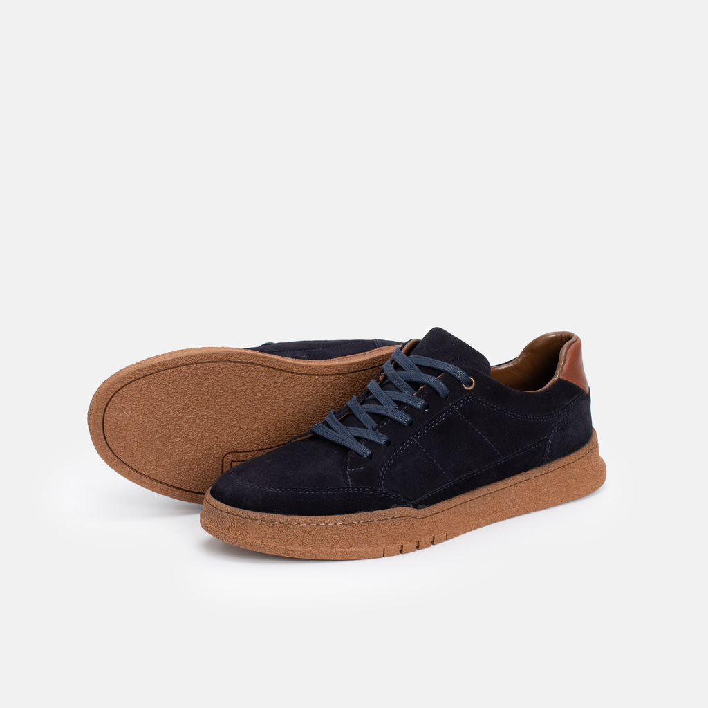 Chaussures sport en Daim Bleu 776