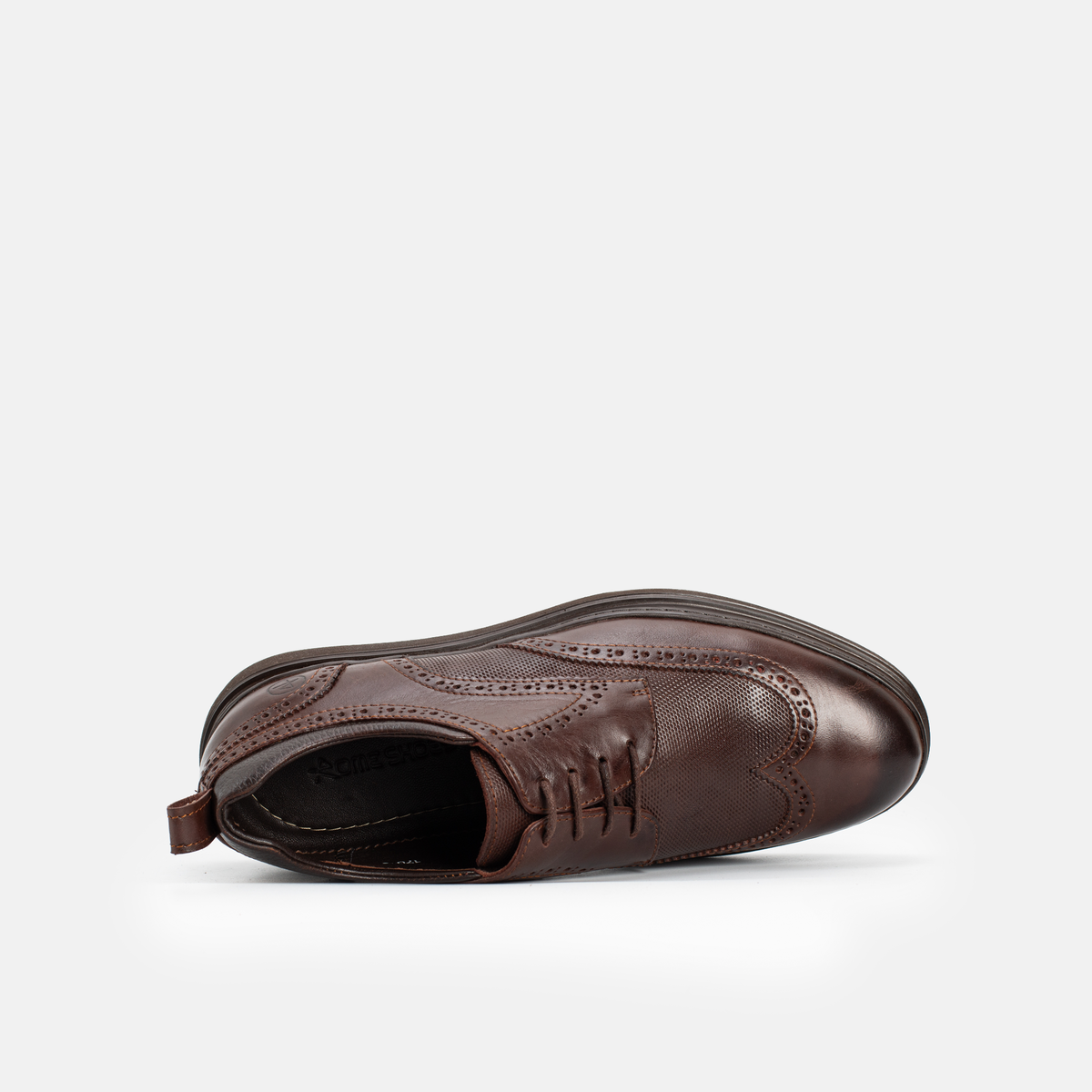 Chaussure en Cuir Marron-170