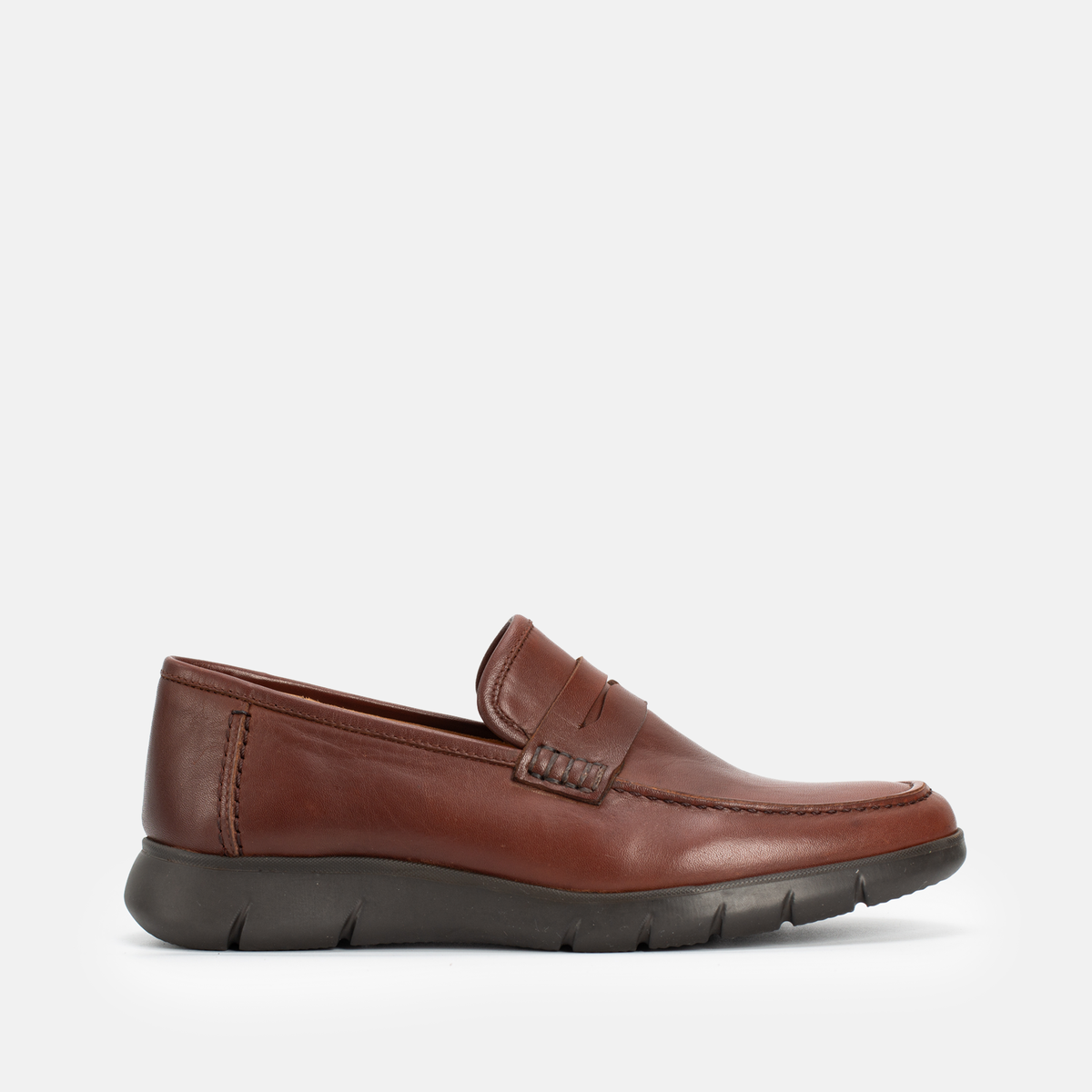 Chaussure en Cuir Marron 4130