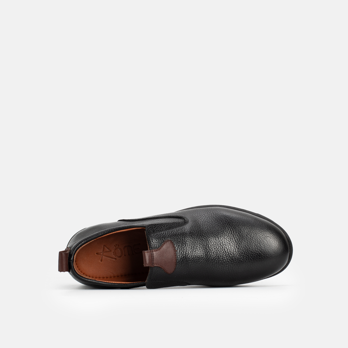 Chaussure en Cuir Noir-694