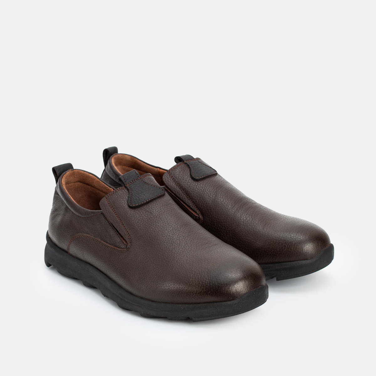 Chaussure en Cuir marron-694
