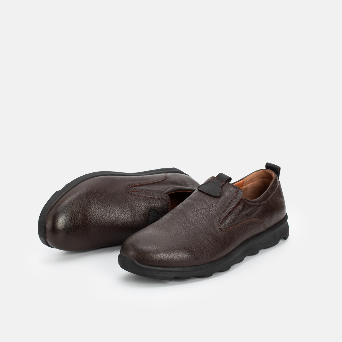 Chaussure en Cuir marron-694