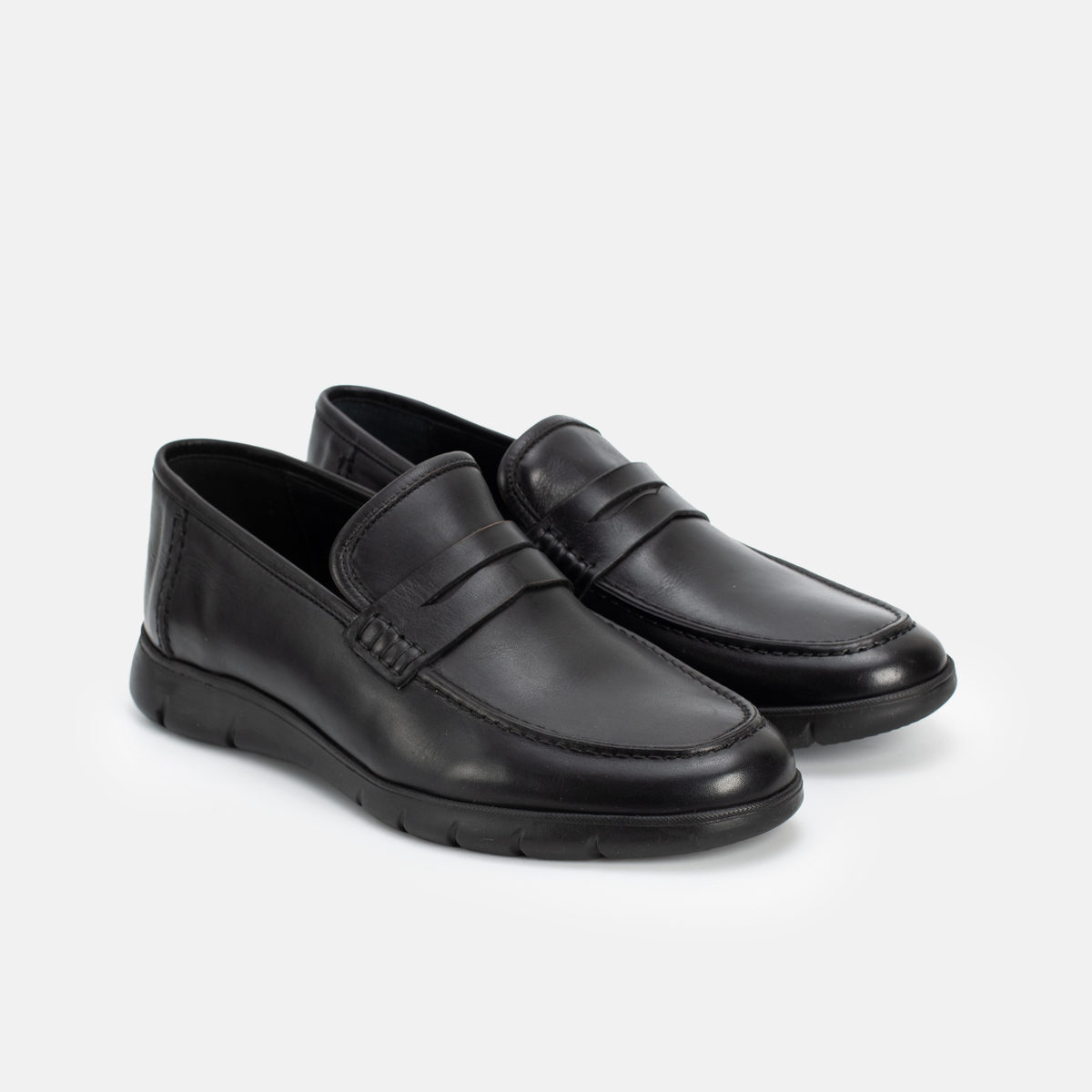 Chaussure en Cuir Noir 4130