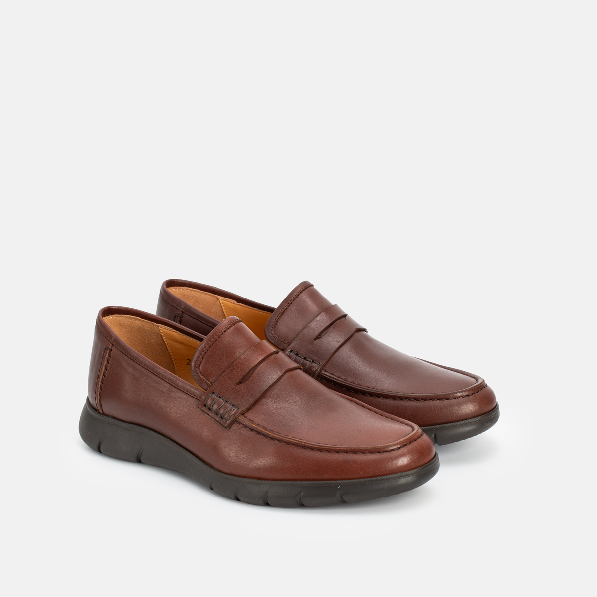 Chaussure en Cuir Marron 4130