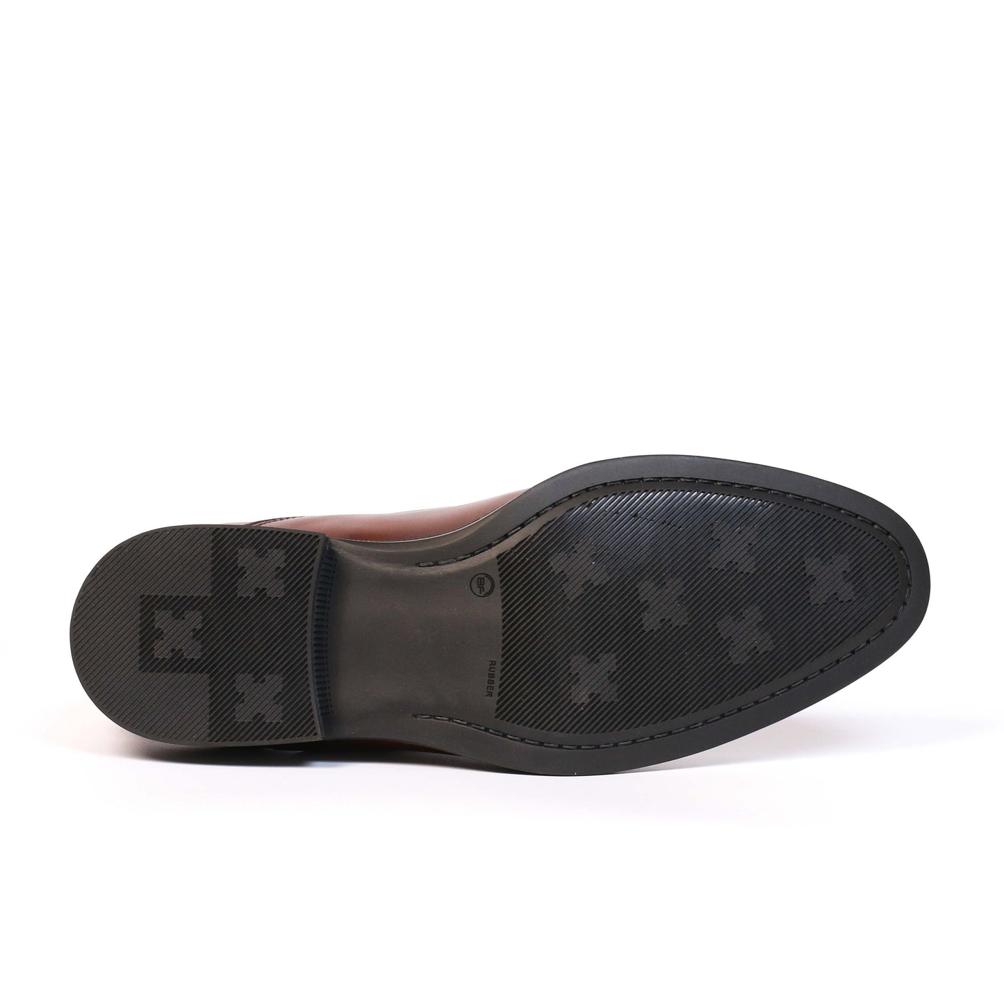 Chaussure en Cuir Tabac-104