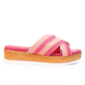 1054 SANDALES EN CUIR ROSE
