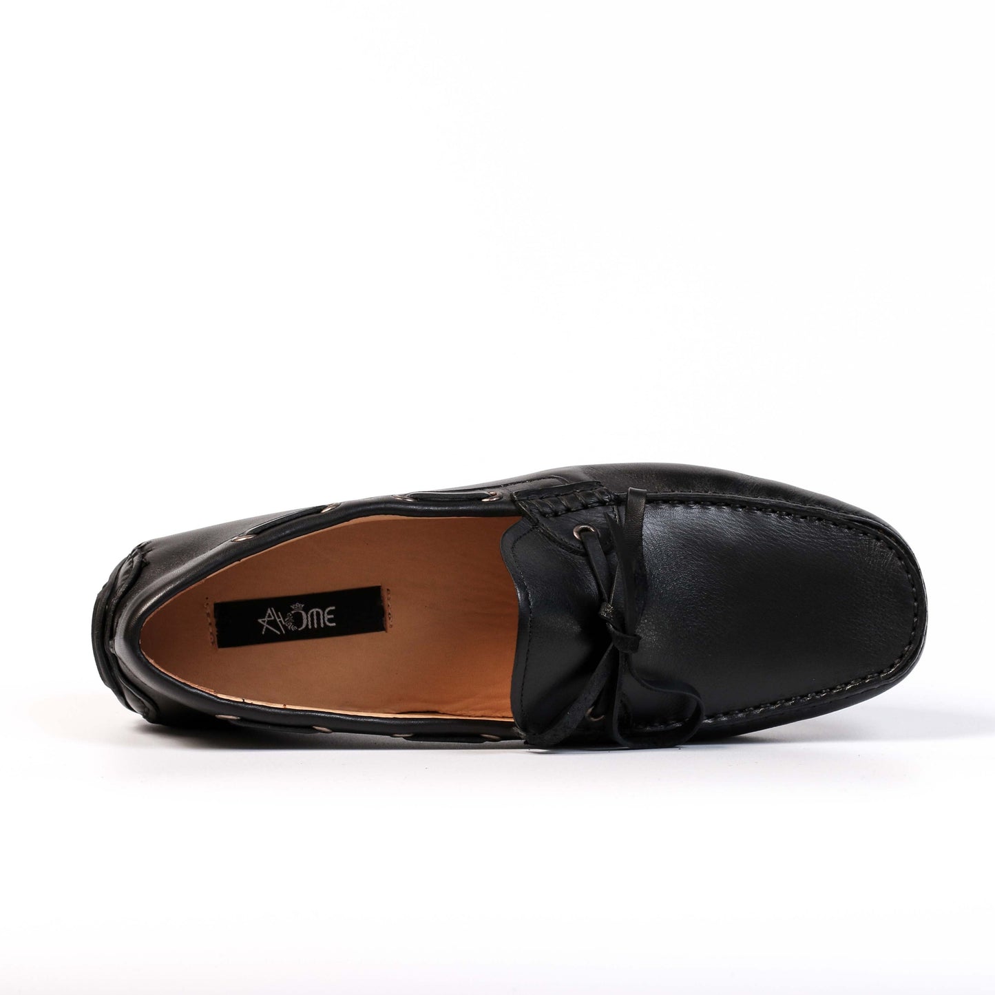 Mocassin en cuir Noir  214