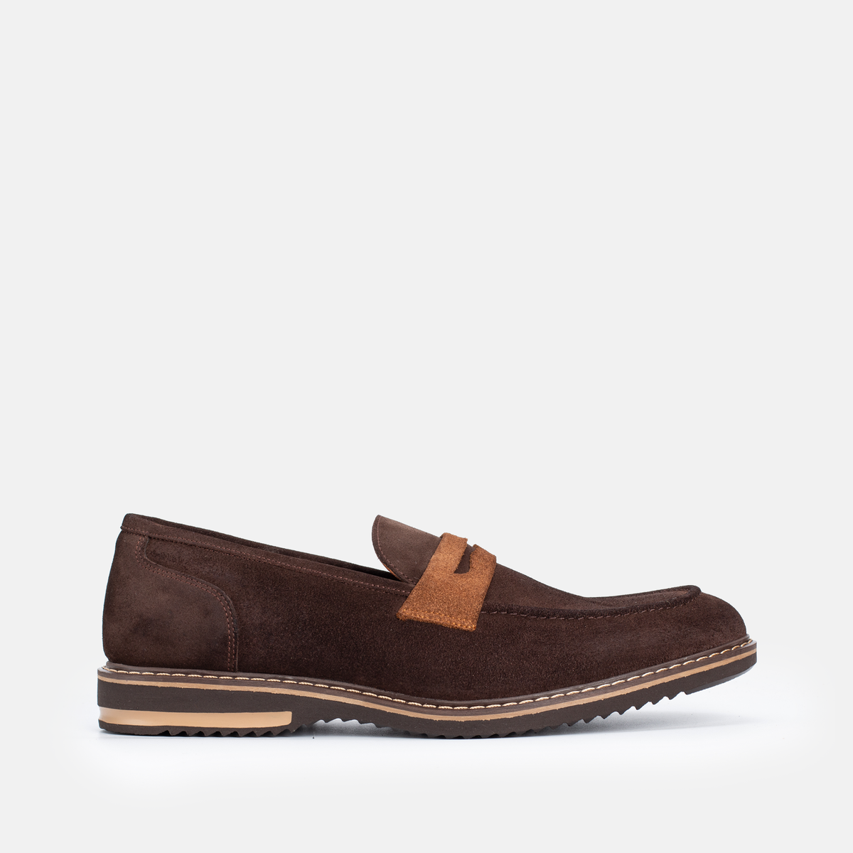 Chaussure en Daim Marron-077