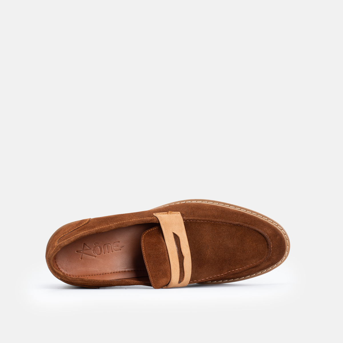Chaussure en Daim Tabac-077