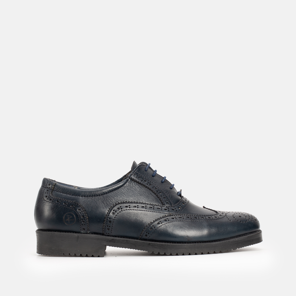 Chaussure en Cuir 5083-Bleu nuit