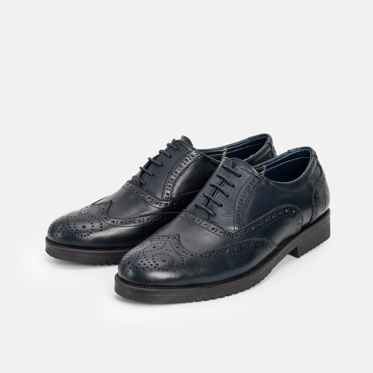 Chaussure en Cuir 5083-Bleu nuit