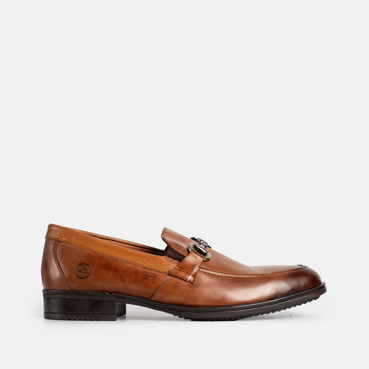 Chaussure en Cuir 371-Tabac
