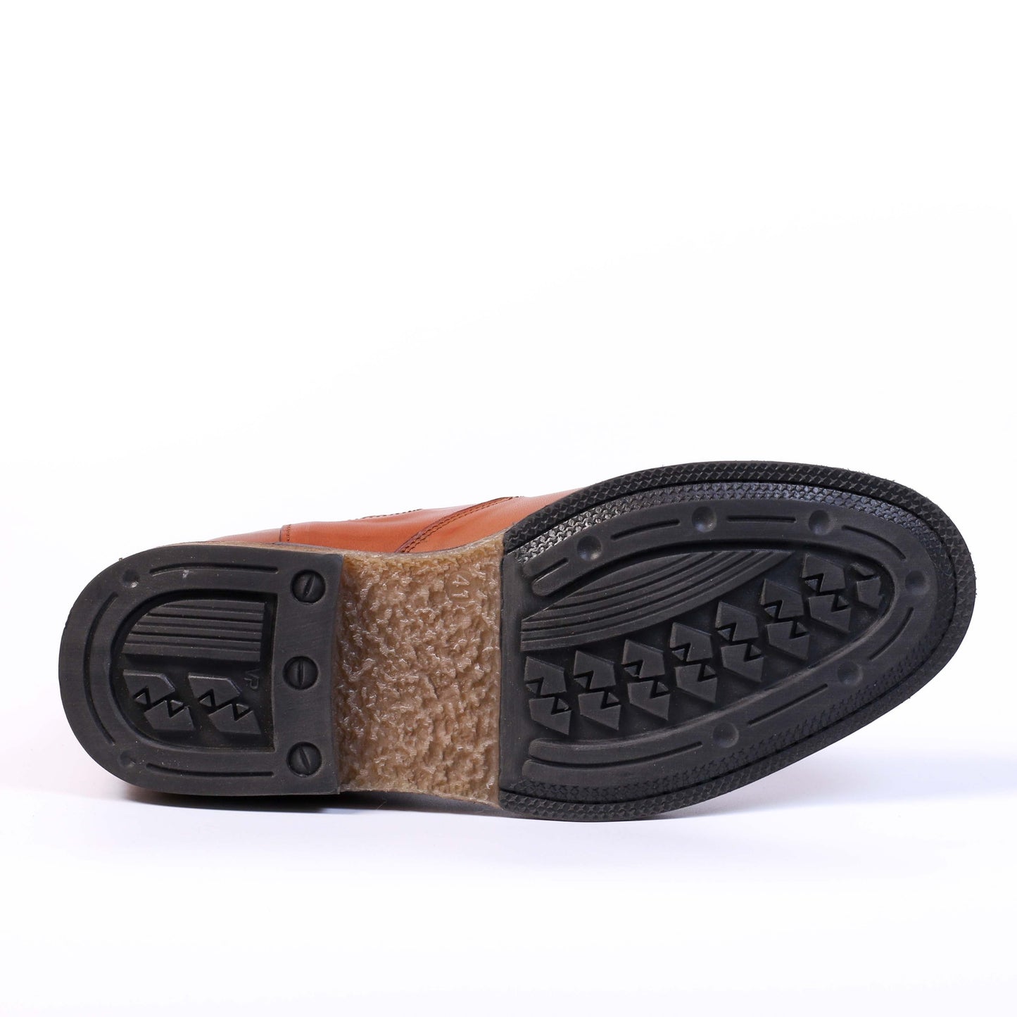 Bottine en cuir Marron-071