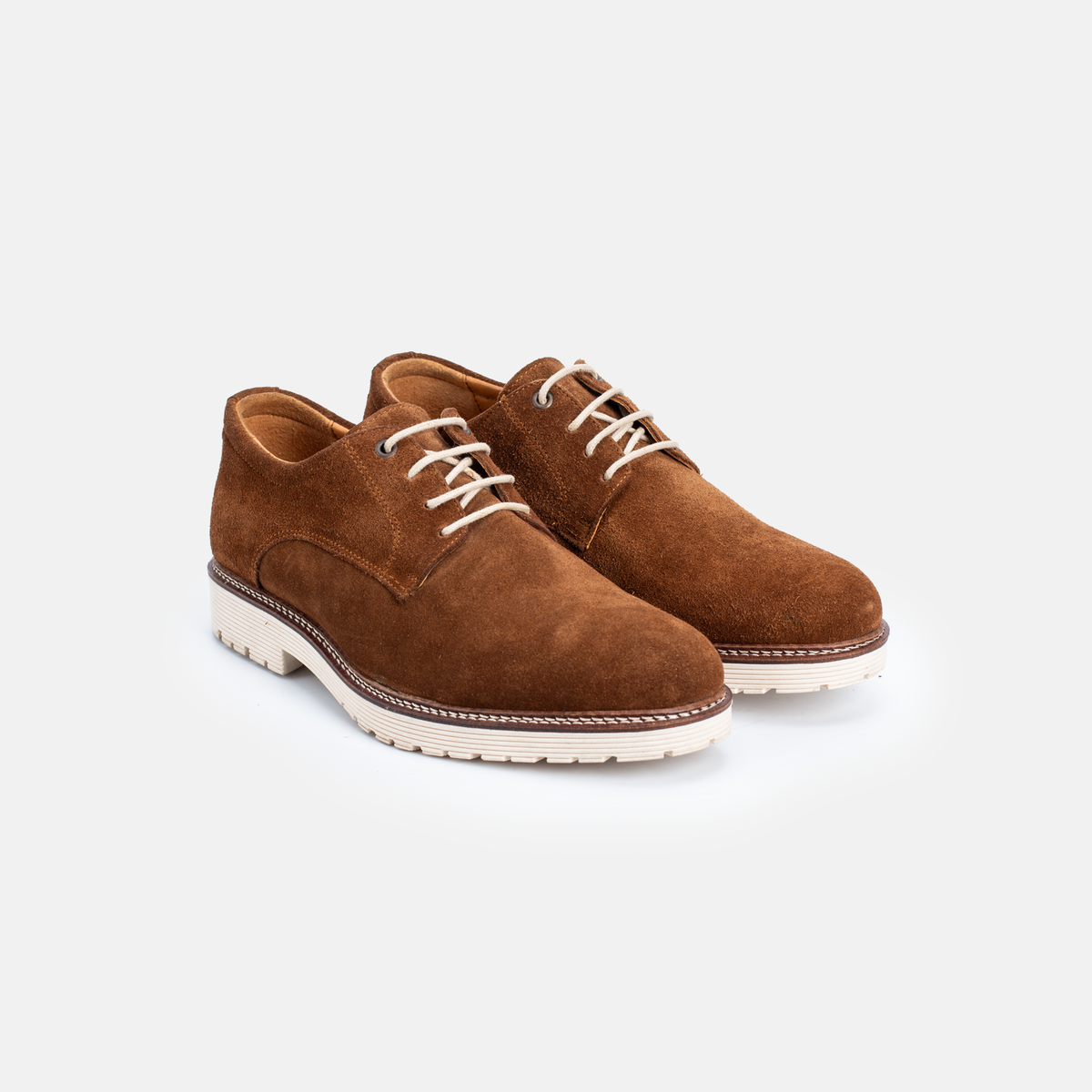 Chaussure en Daim Tabac-067