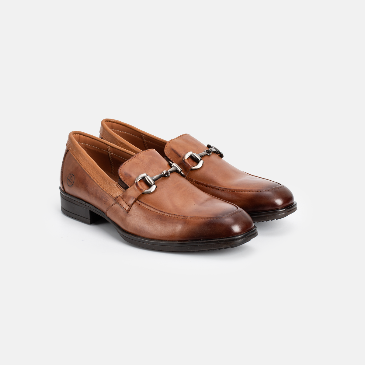 Chaussure en Cuir 371-Tabac