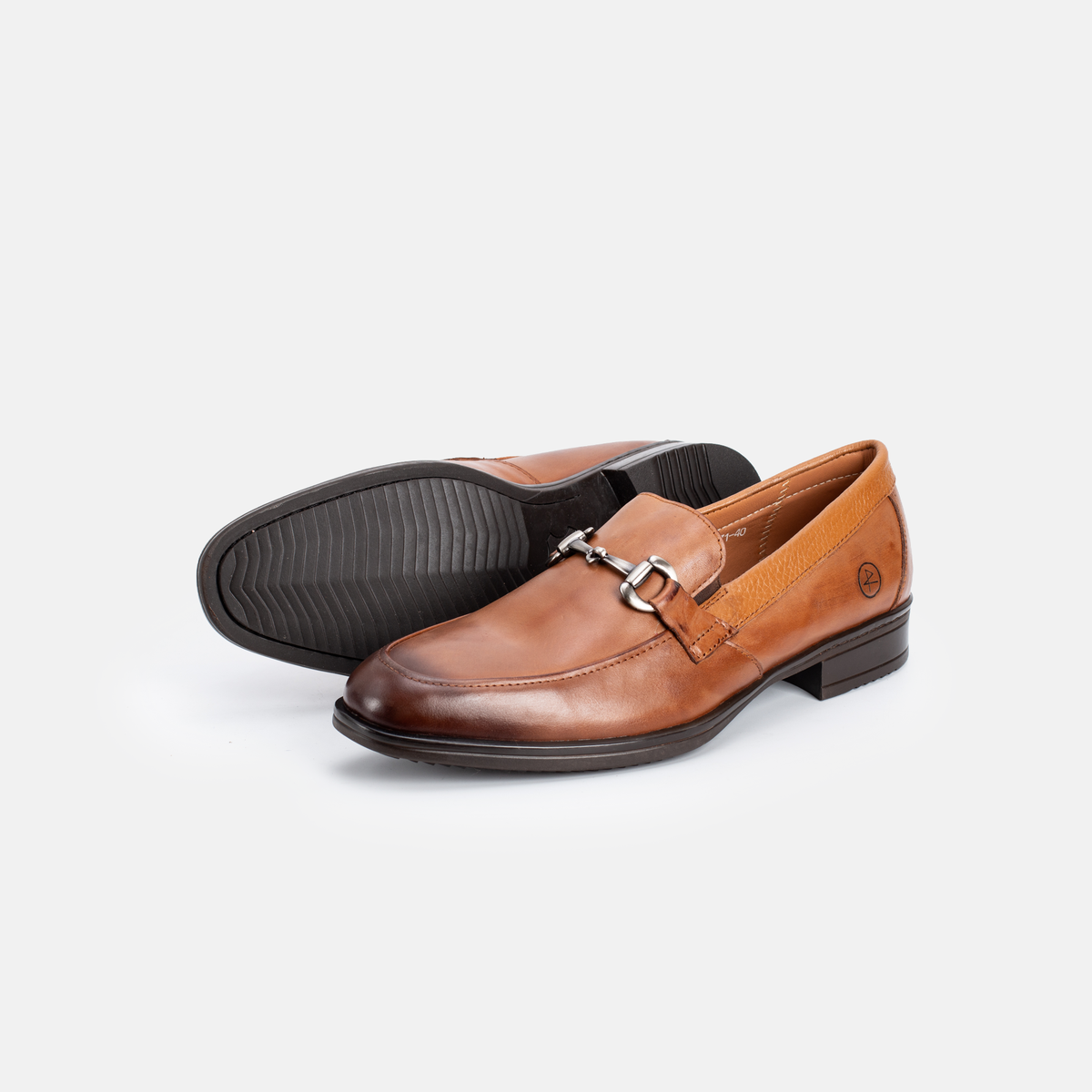Chaussure en Cuir 371-Tabac