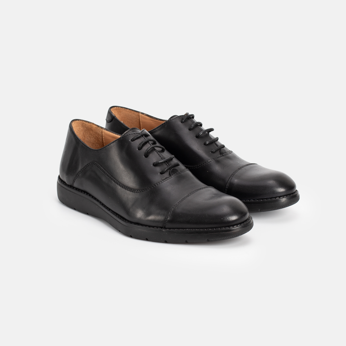 Chaussure en Cuir Noir 4147