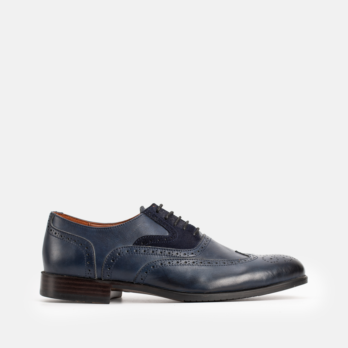 Chaussure en Cuir Bleu 106