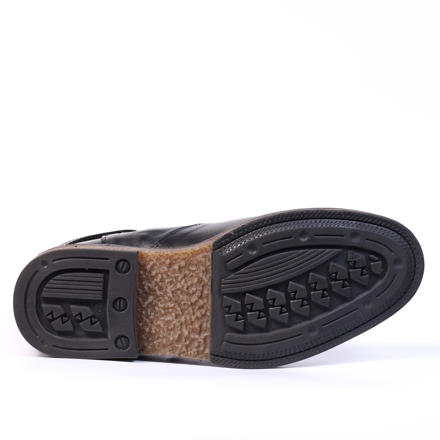 Bottine En cuir Noir-071