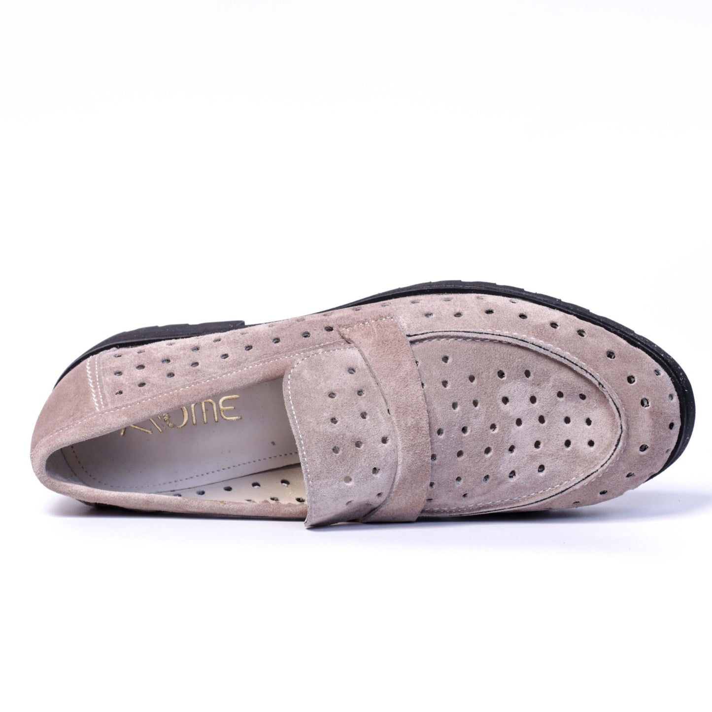 COLLEGE EN DAIM TAUPE 0181