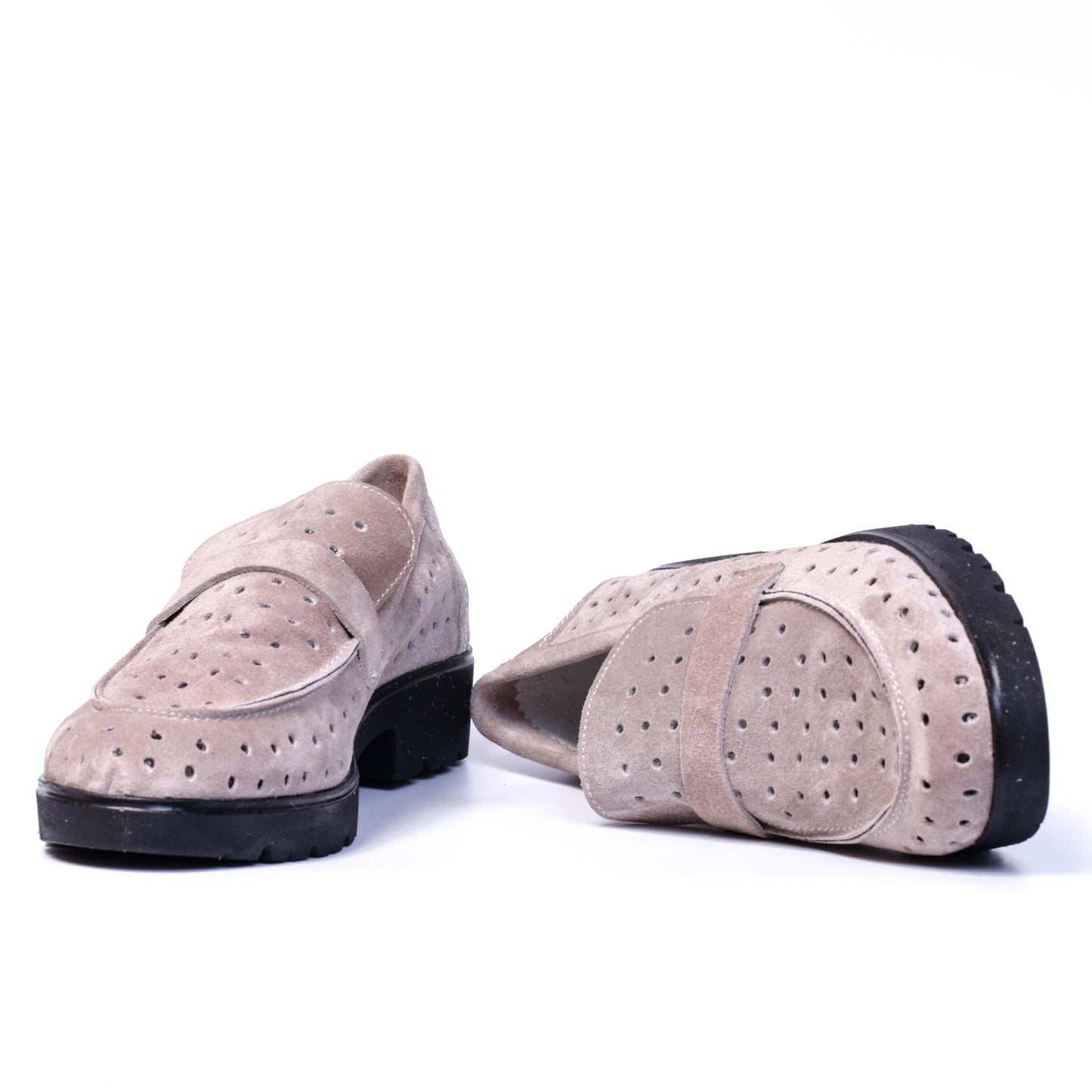 COLLEGE EN DAIM TAUPE 0181