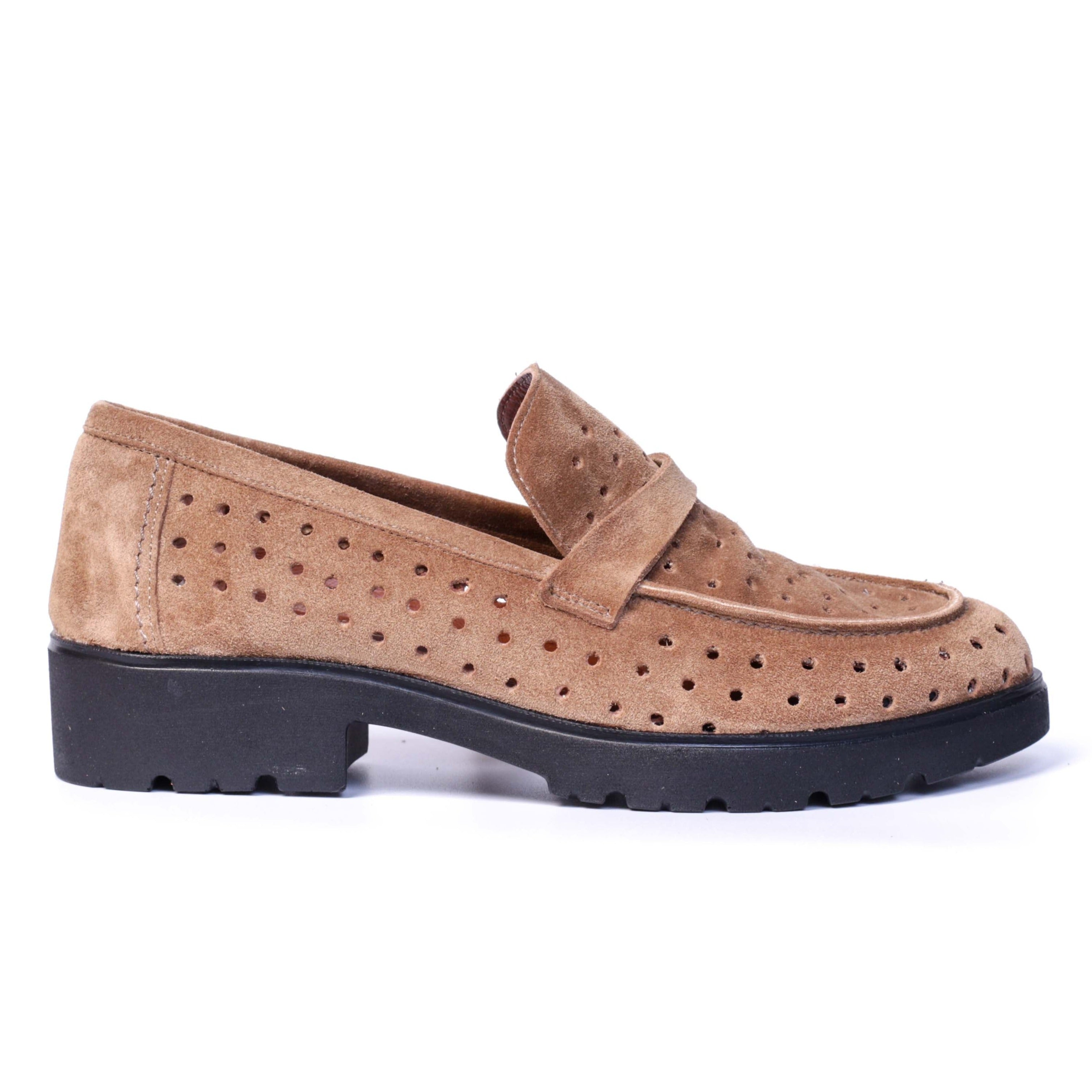 COLLEGE EN DAIM BEIGE 0181